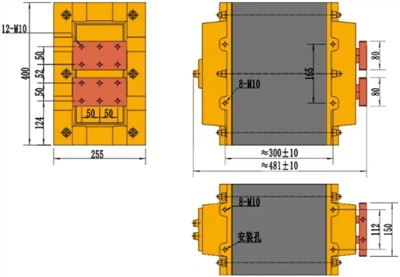 Transformador de fundição epóxi de máquina de solda por pontos